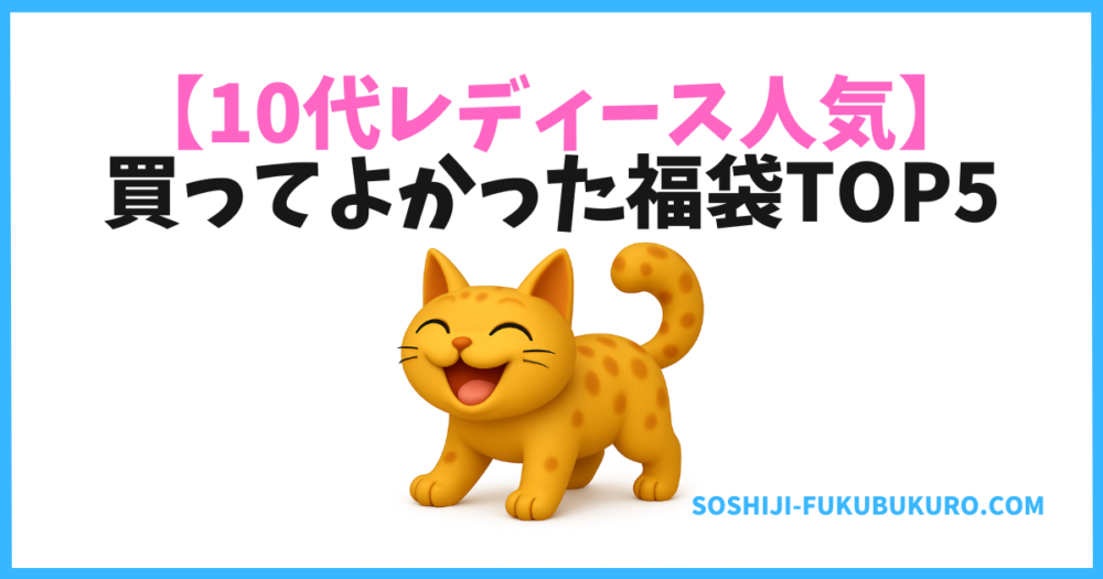 レディース10代|買ってよかった福袋TOP5